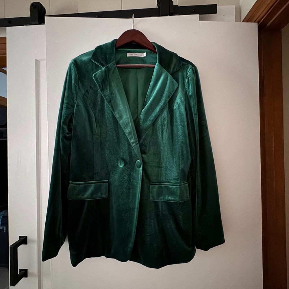 Velvet blazer